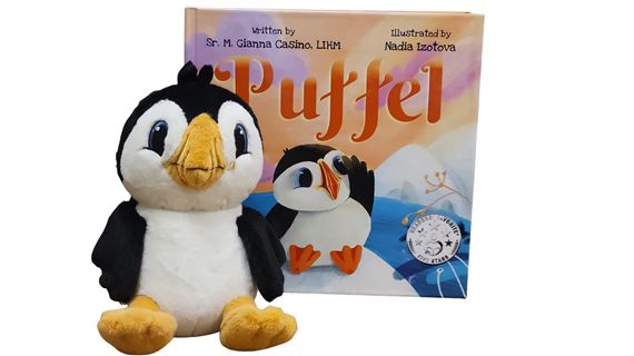 PUFFEL BOOK AND PLUSH PUFFIN SET